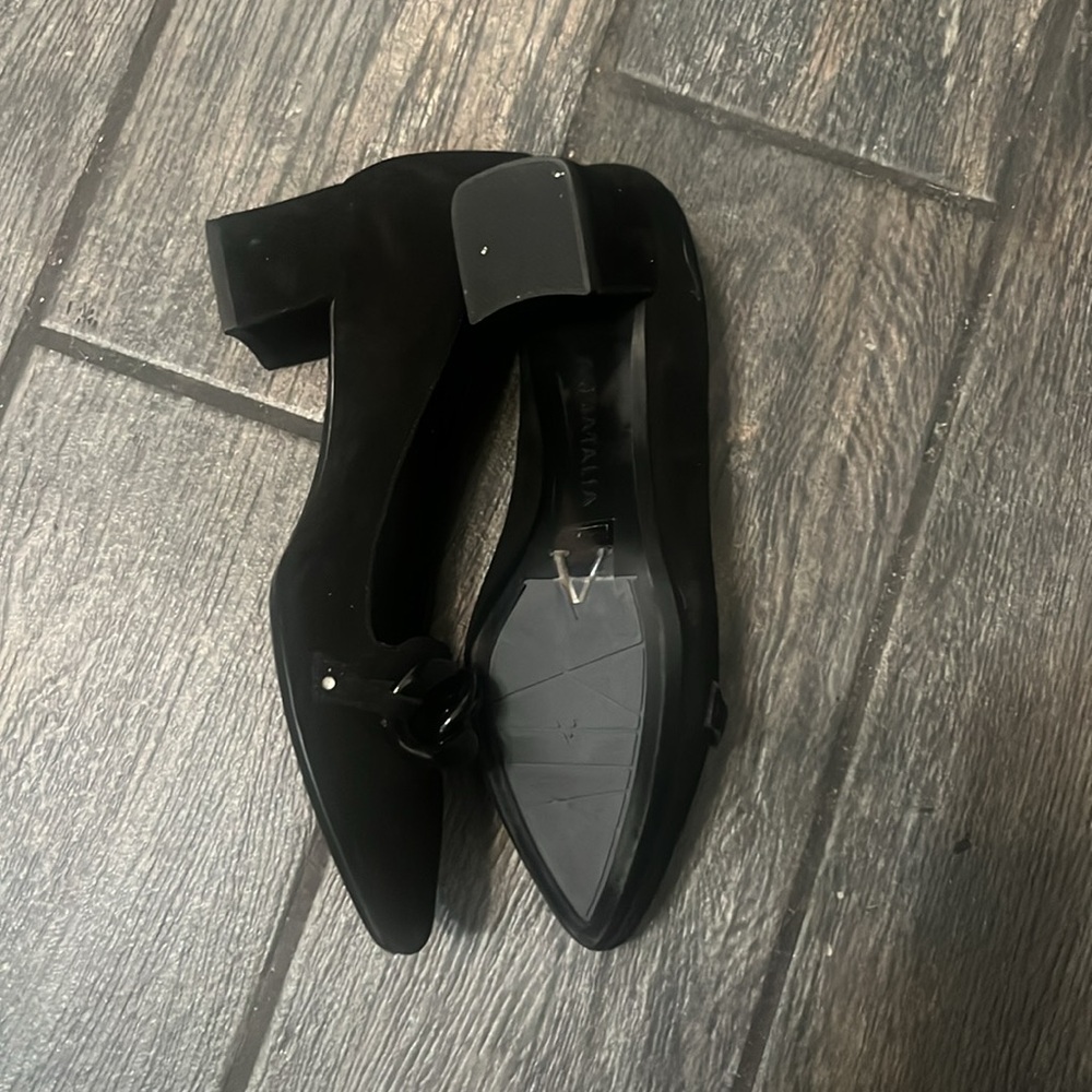 Black Suede Pumps - image 3
